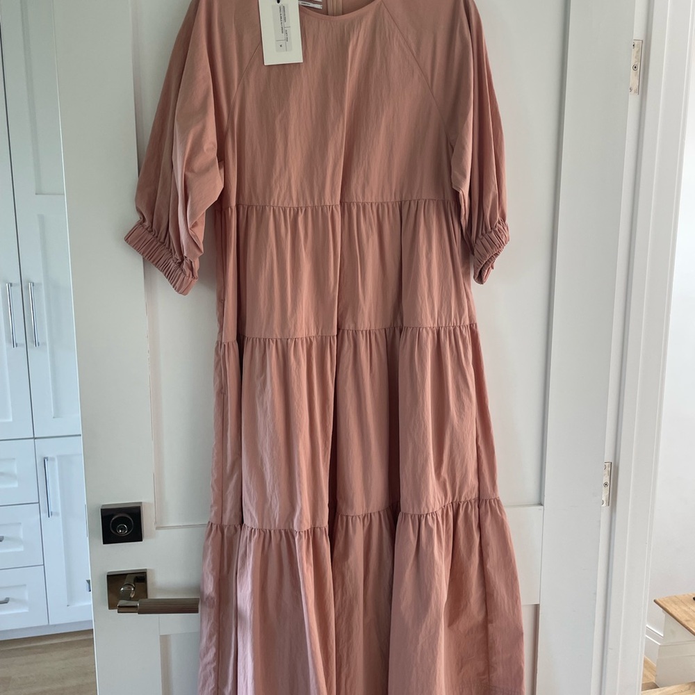 Co Essentials Blush Pink Tiered Dress